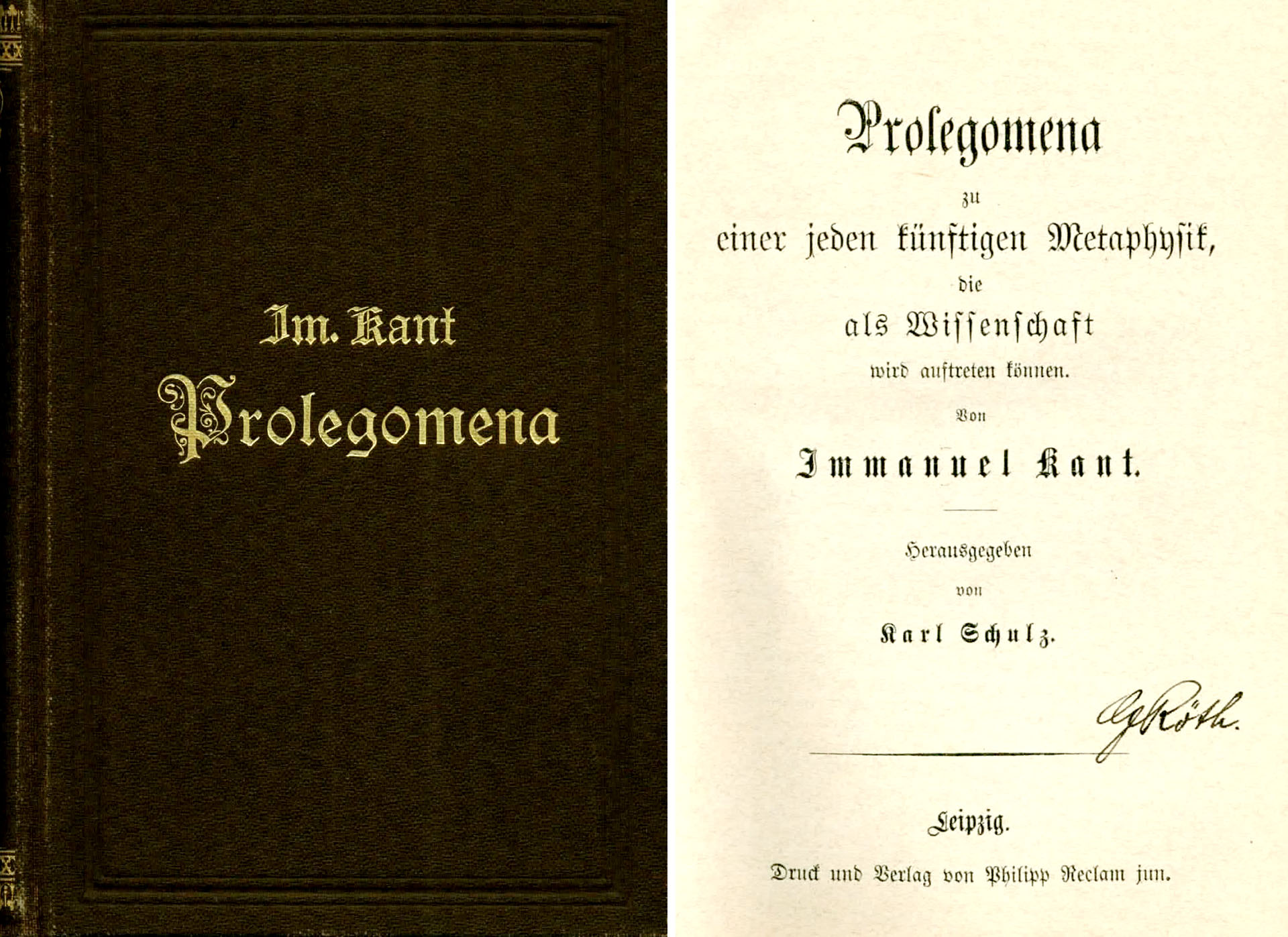 Prolegomena - Kant, Immanuel
